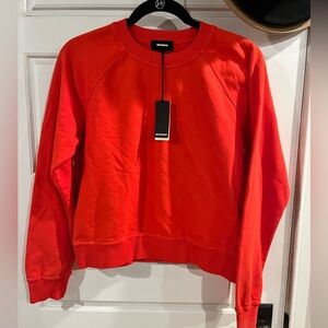 Monrow Red Sweatshirt